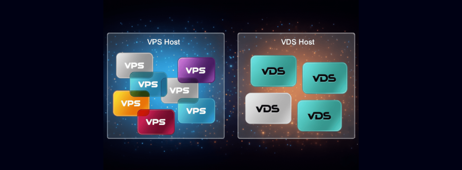 تفاوت vps و vds