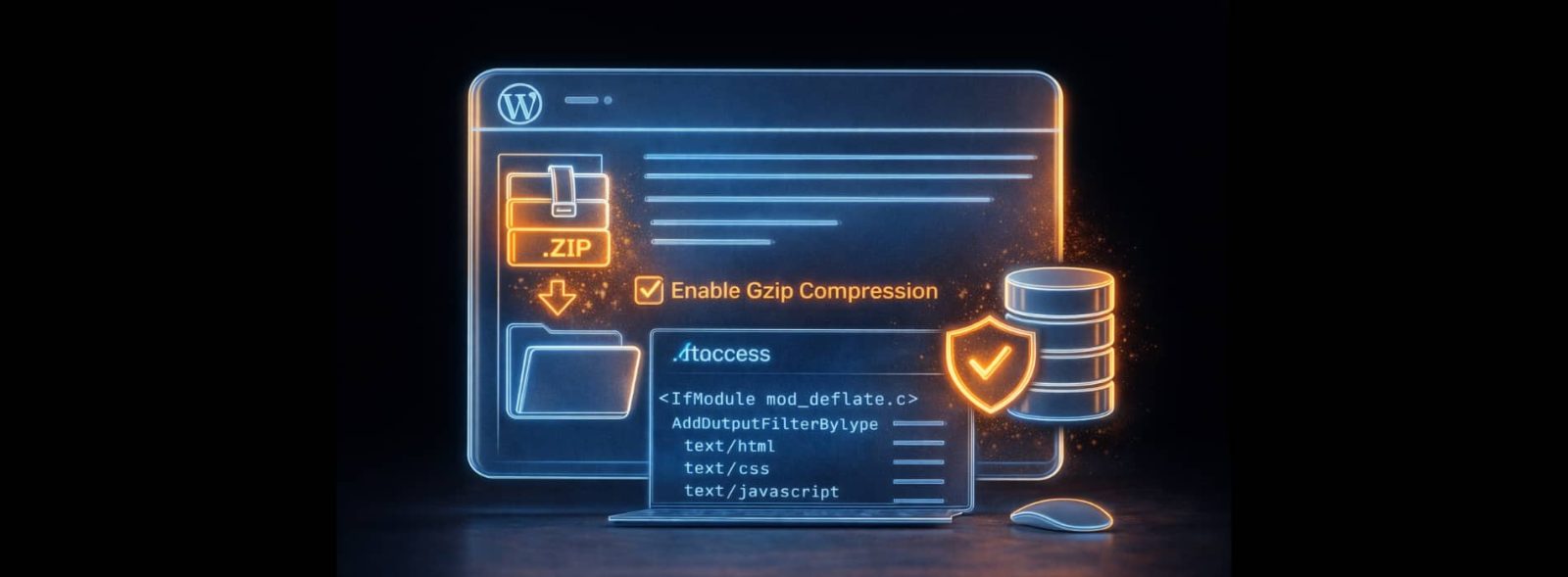 آموزش نحوه فعال سازی gzip در وردپرس