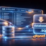 ایمپورت اطلاعات در دیتابیس هاست سی پنل از طریق ابزار phpmyadmin