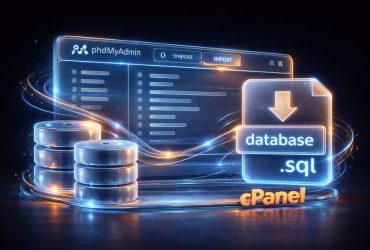 ایمپورت اطلاعات در دیتابیس هاست سی پنل از طریق ابزار phpmyadmin