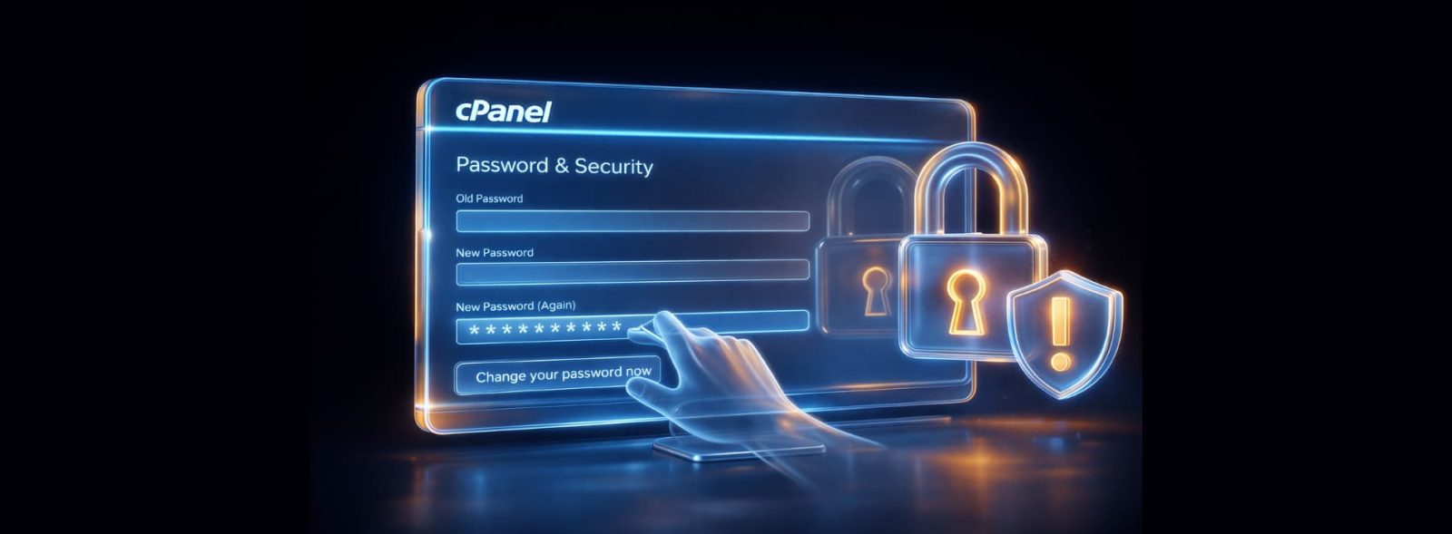 چطور پسورد سی پنل را تغییر دهیم؟