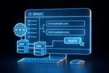 آموزش تغییر DNS های دامنه در ایرنیک