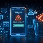 حذف اکانت تلگرام