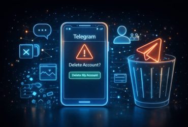 حذف اکانت تلگرام
