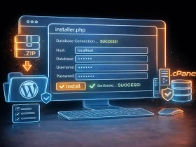 آموزش استفاده از بسته نصبی در هاست سی پنل