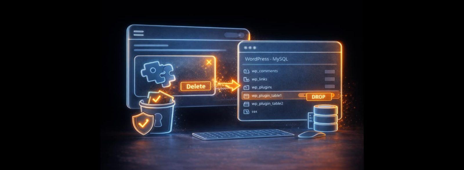 آموزش حذف افزونه از وردپرس و اطلاعات آن از دیتابیس