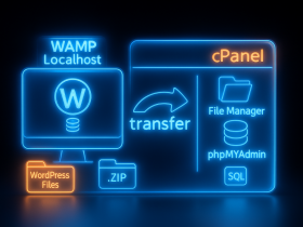 آموزش انتقال وردپرس از ومپ به هاست سی پنل
