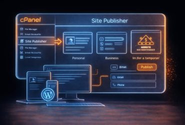 ابزار Site Publisher در cPanel