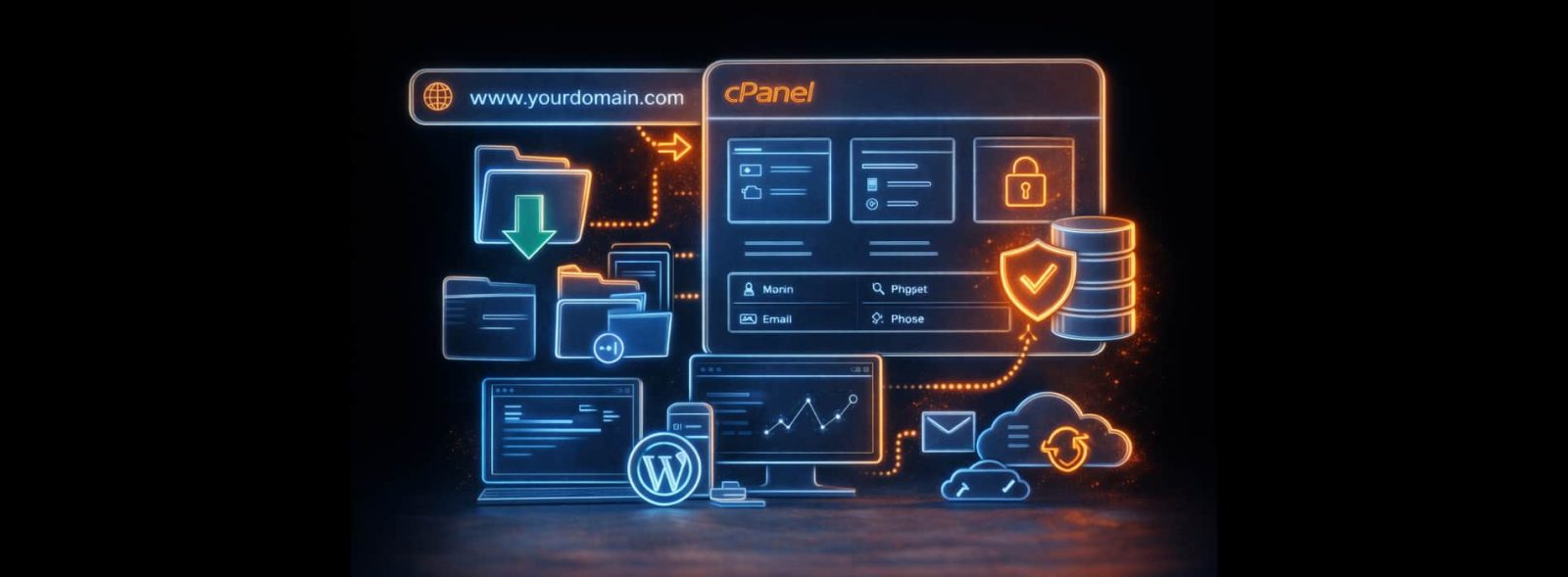 چگونه cpanel را راه اندازی کنیم