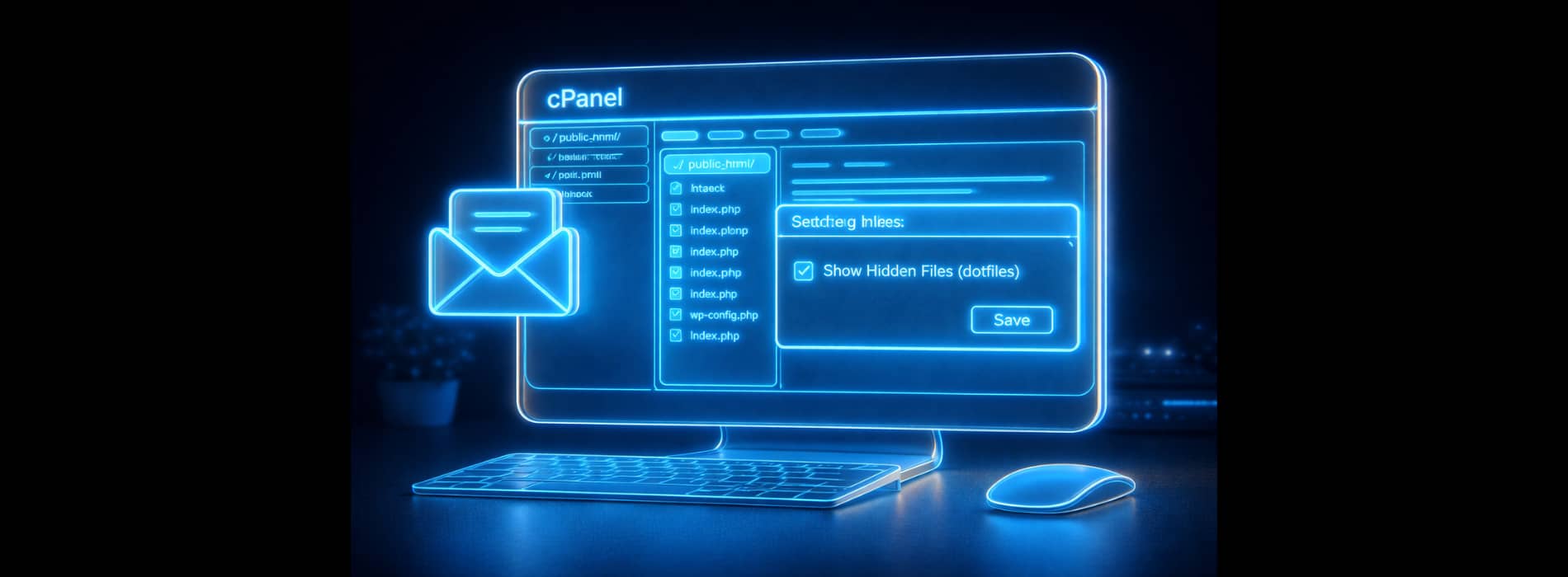 مشاهده فایل های htaccess مخفی در سی پنل