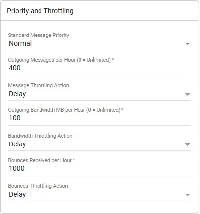 Priority & Throttling