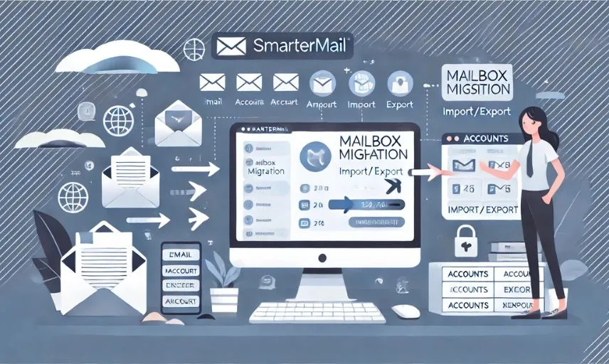 آموزش انتقال ایمیل‌ها در SmarterMail