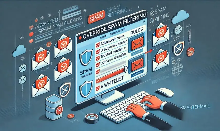 آموزش لغو فیلتر اسپم ایمیل در SmarterMail