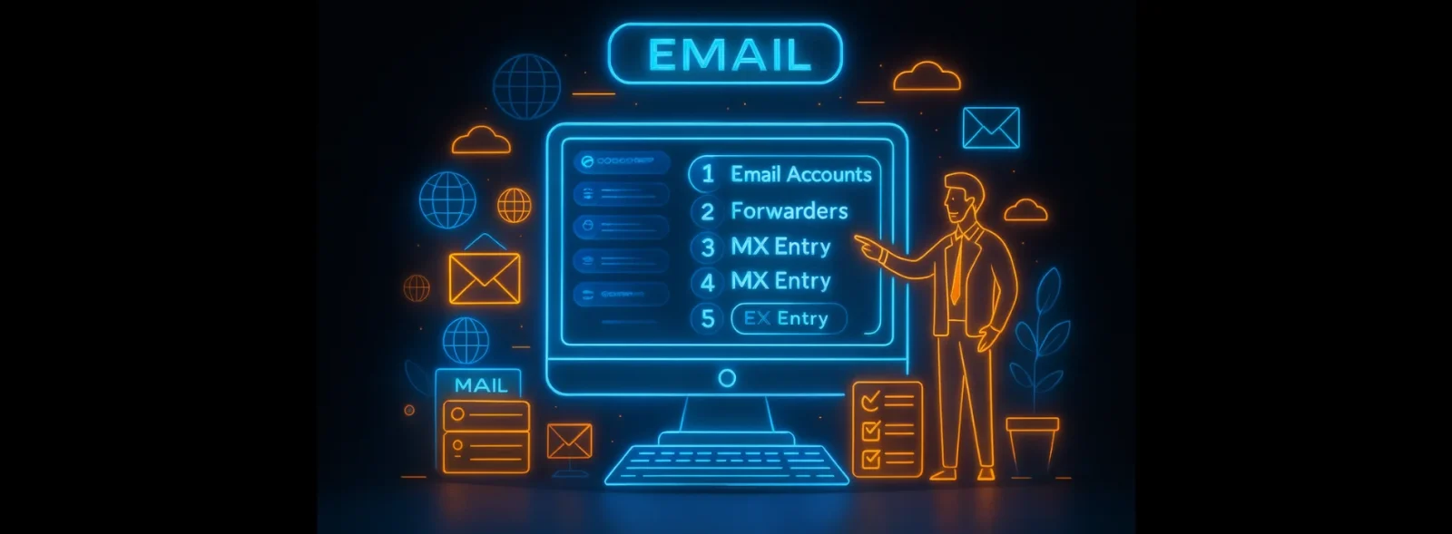 تنظیمات ایمیل در cPanel به زبان ساده