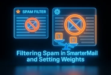 مدیریت فیلتر کردن اسپم و تعیین امتیاز در SmarterMail