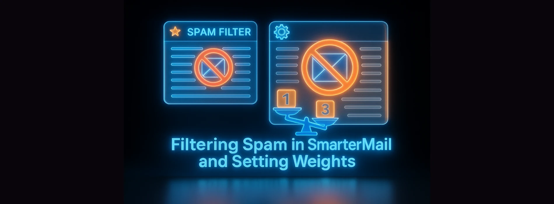 مدیریت فیلتر کردن اسپم و تعیین امتیاز در SmarterMail