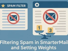 مدیریت فیلتر کردن اسپم و تعیین امتیاز در SmarterMail