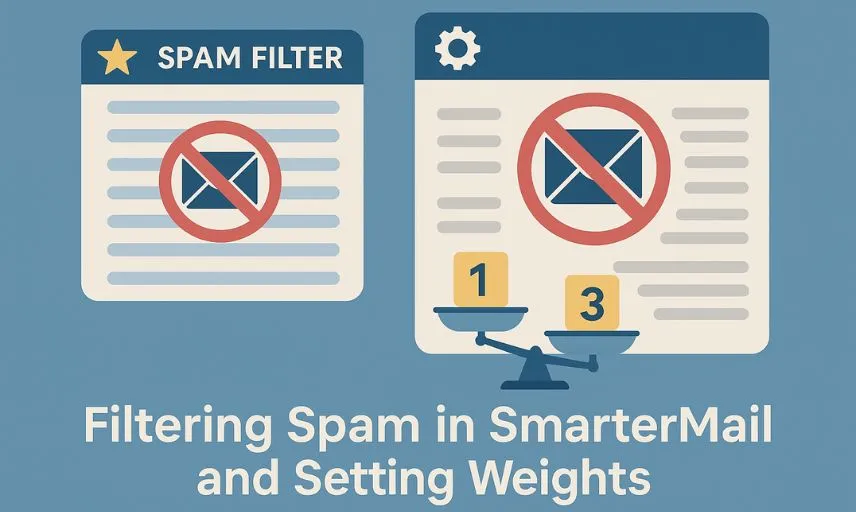 مدیریت فیلتر کردن اسپم و تعیین امتیاز در SmarterMail