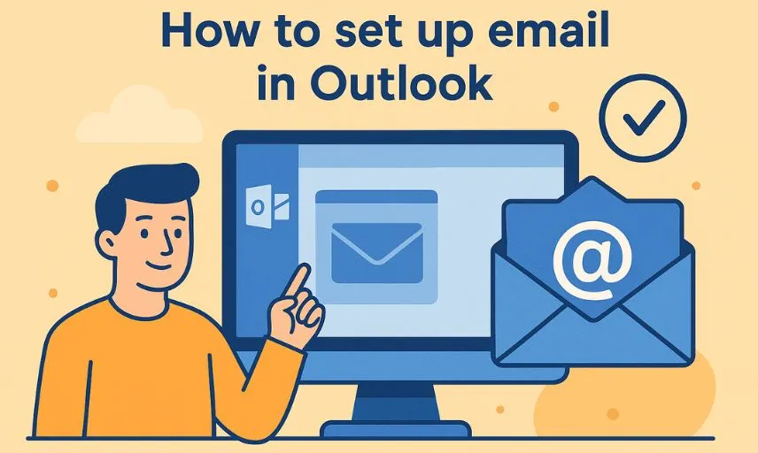 کامل ترین آموزش تنظیم ایمیل در Outlook