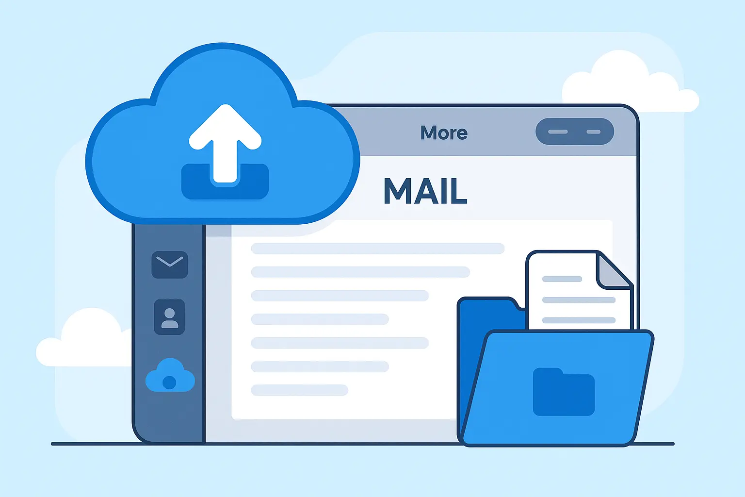 آپلود فایل در SmarterMail