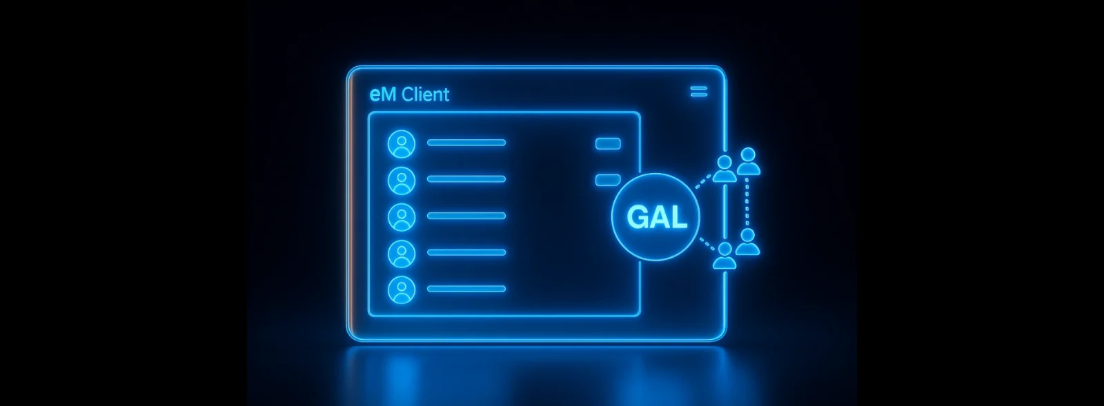 همگام‌سازی Global Address List (GAL) با eM Client