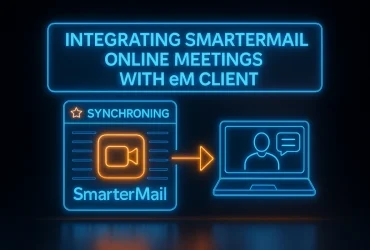 یکپارچه‌سازی جلسات آنلاین SmarterMail با eM Client