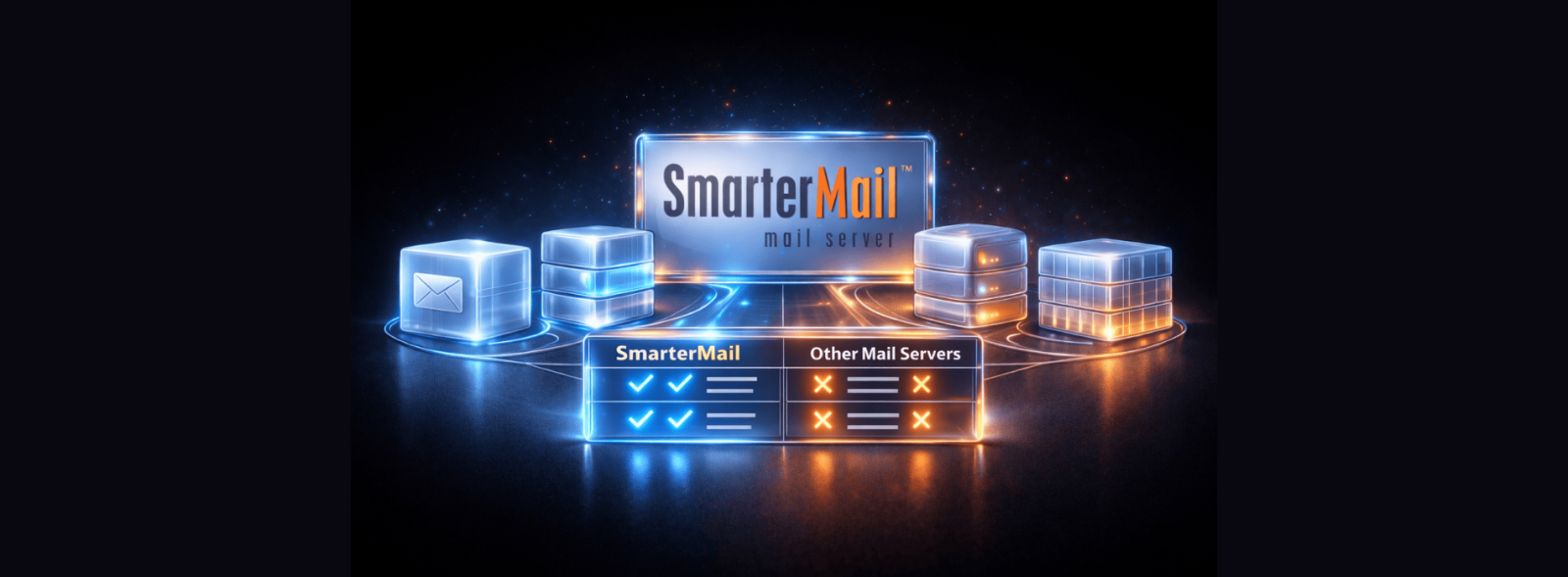 مقایسه میل‌ سرور