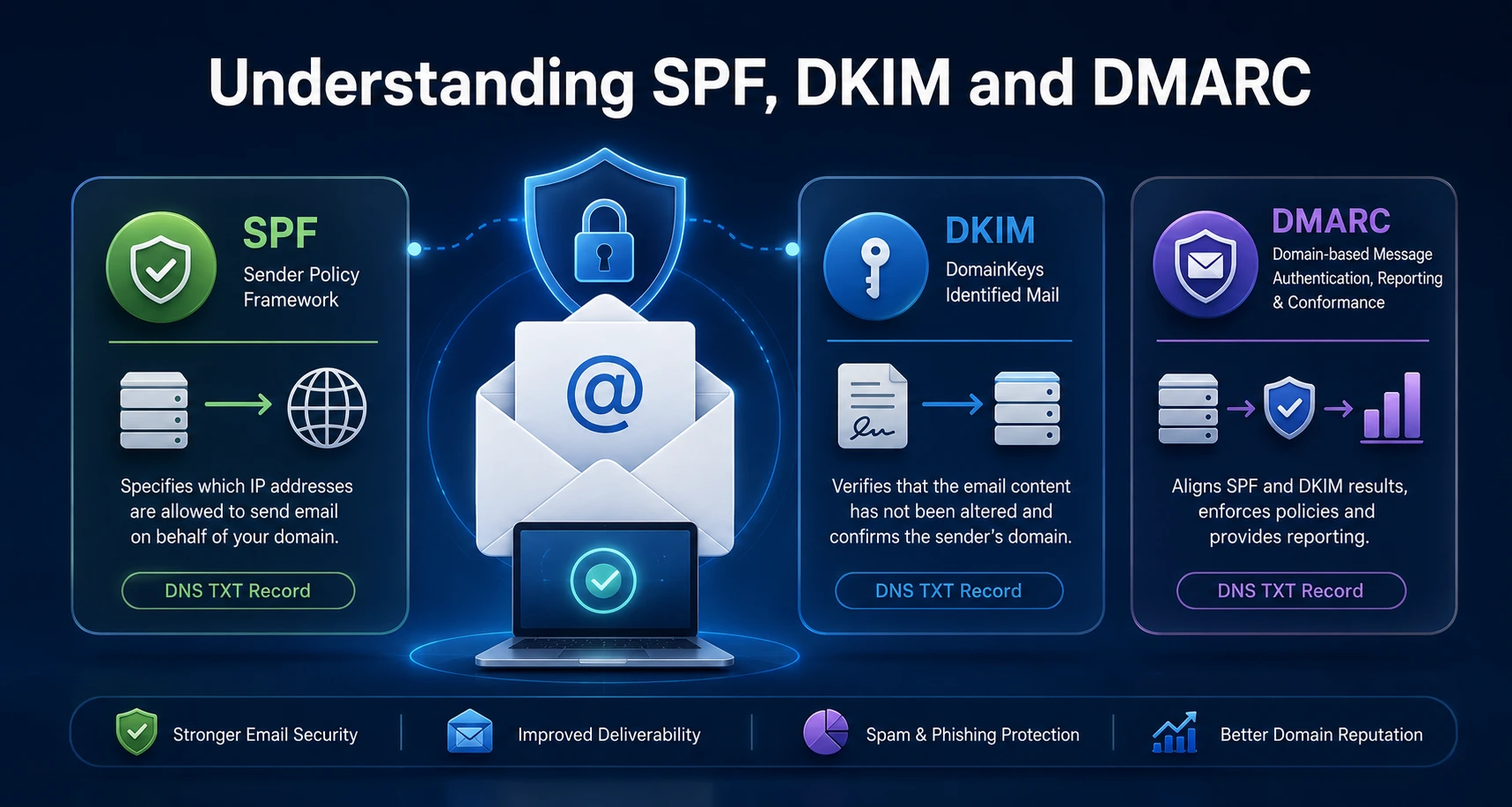 آشنایی با SPF، DKIM و DMARC