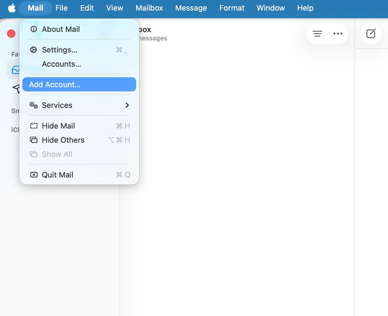 آموزش تنظیم ایمیل در برنامه Mac Mail