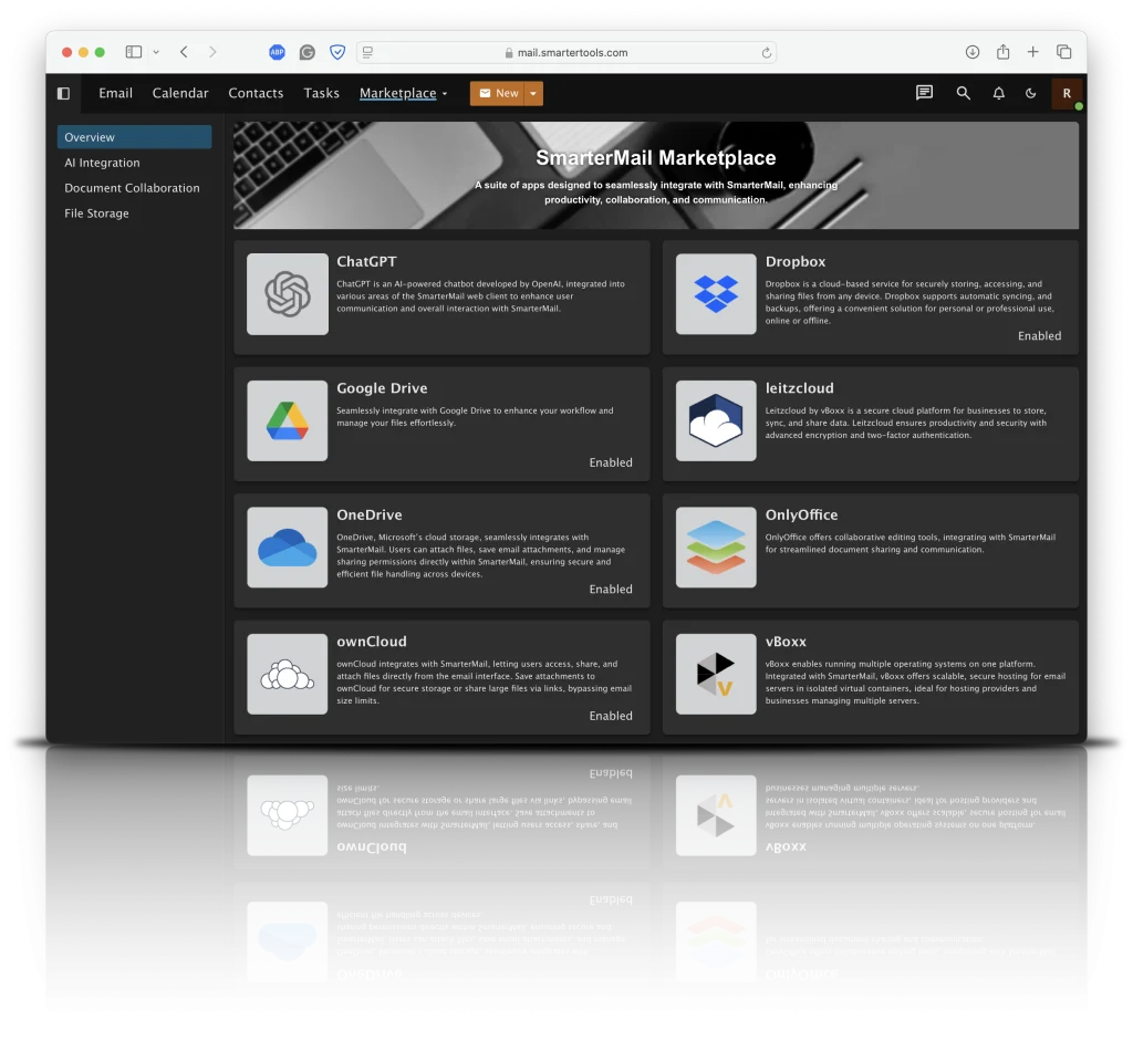 مارکت پلیس SmarterMail